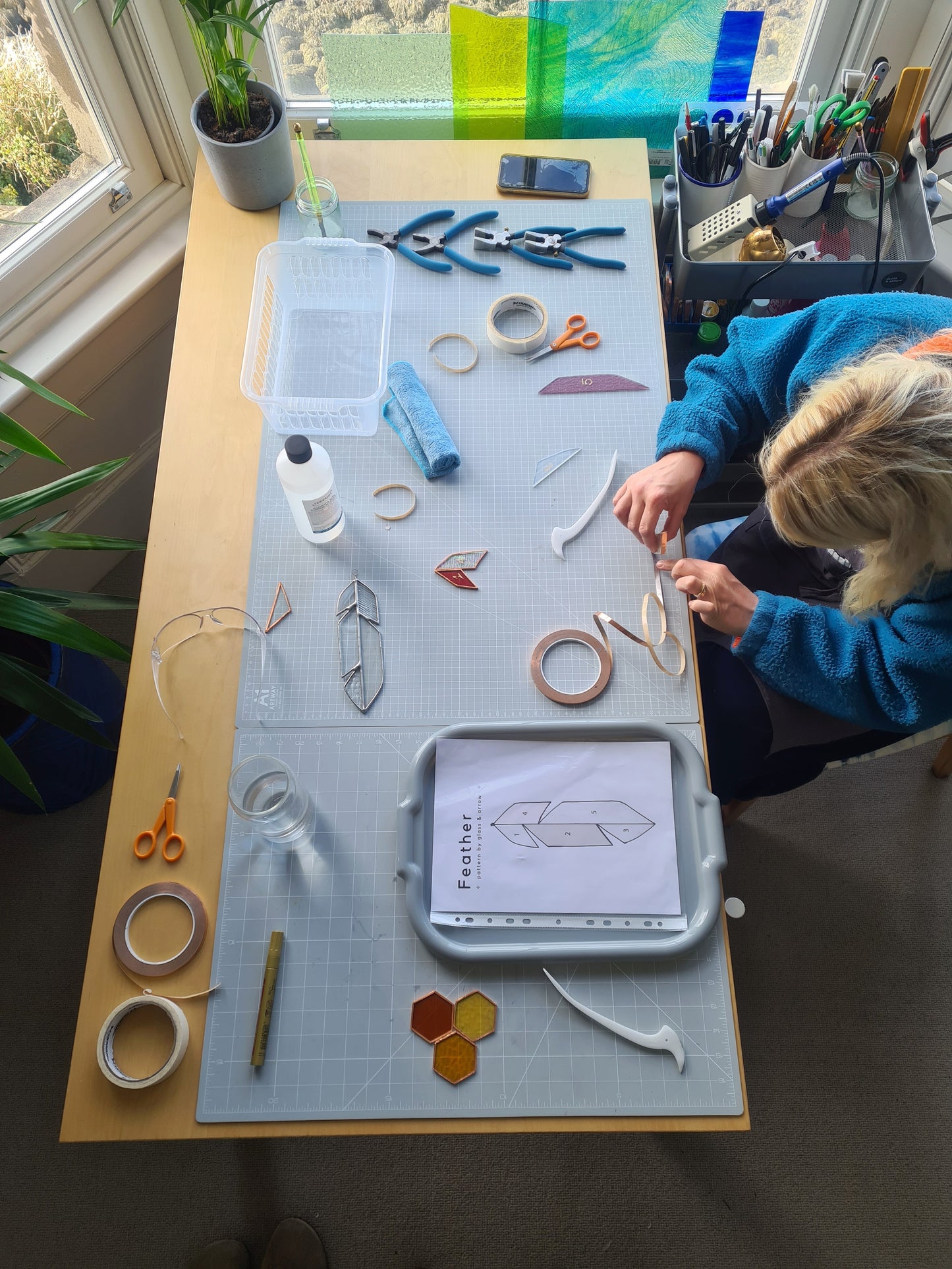 Introduction to Stained Glass - Glass & Arrow Studio