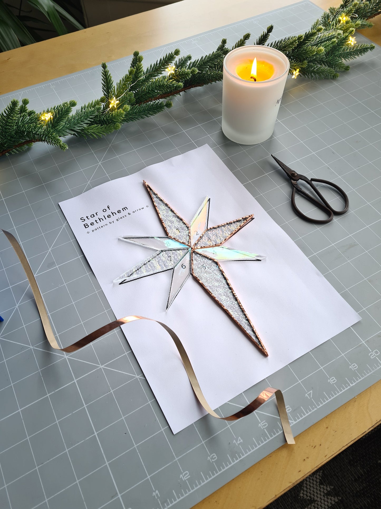 Introduction to Stained Glass - Star of Bethlehem