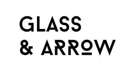 glass and arrow