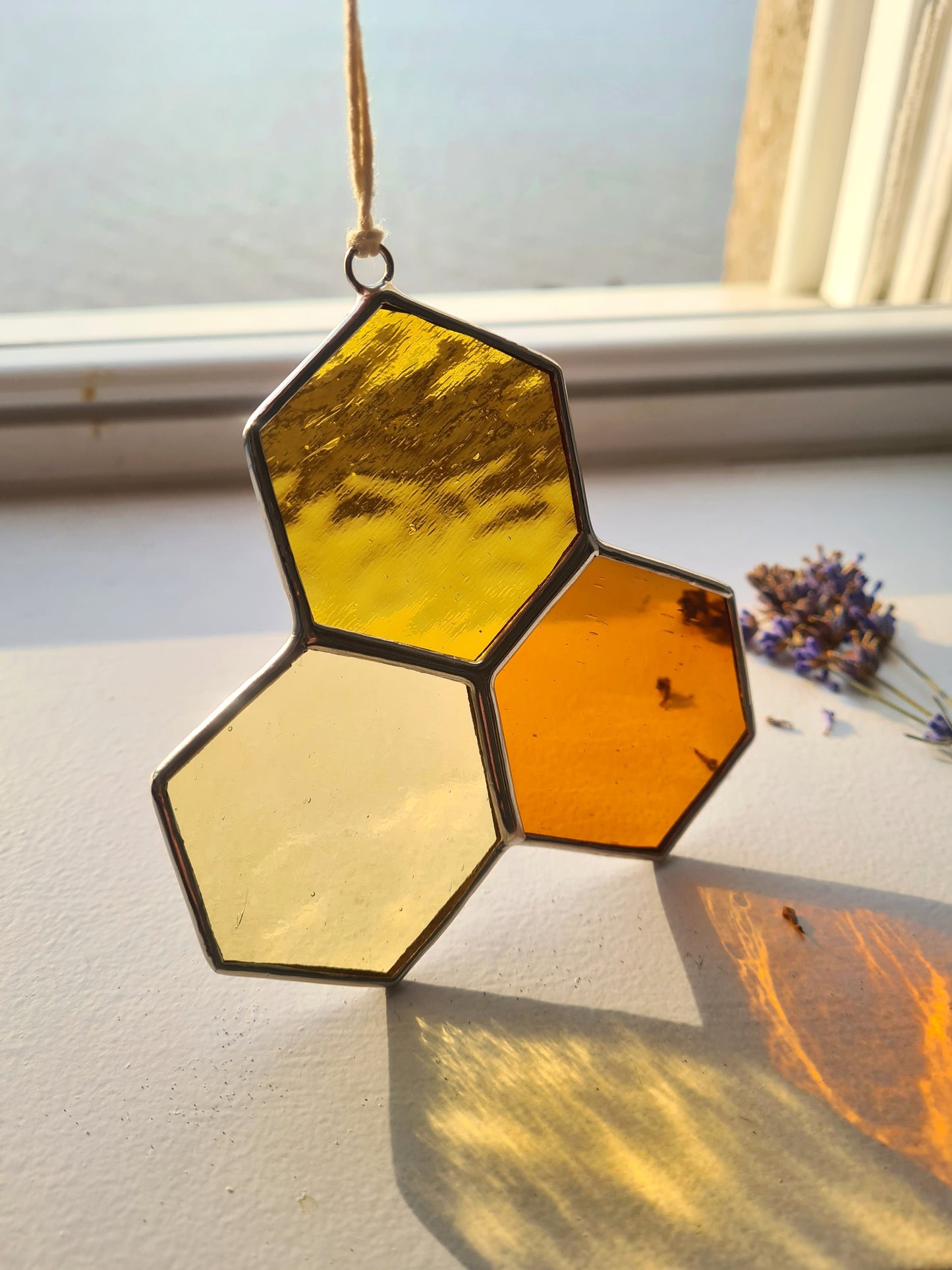 amber honeycomb