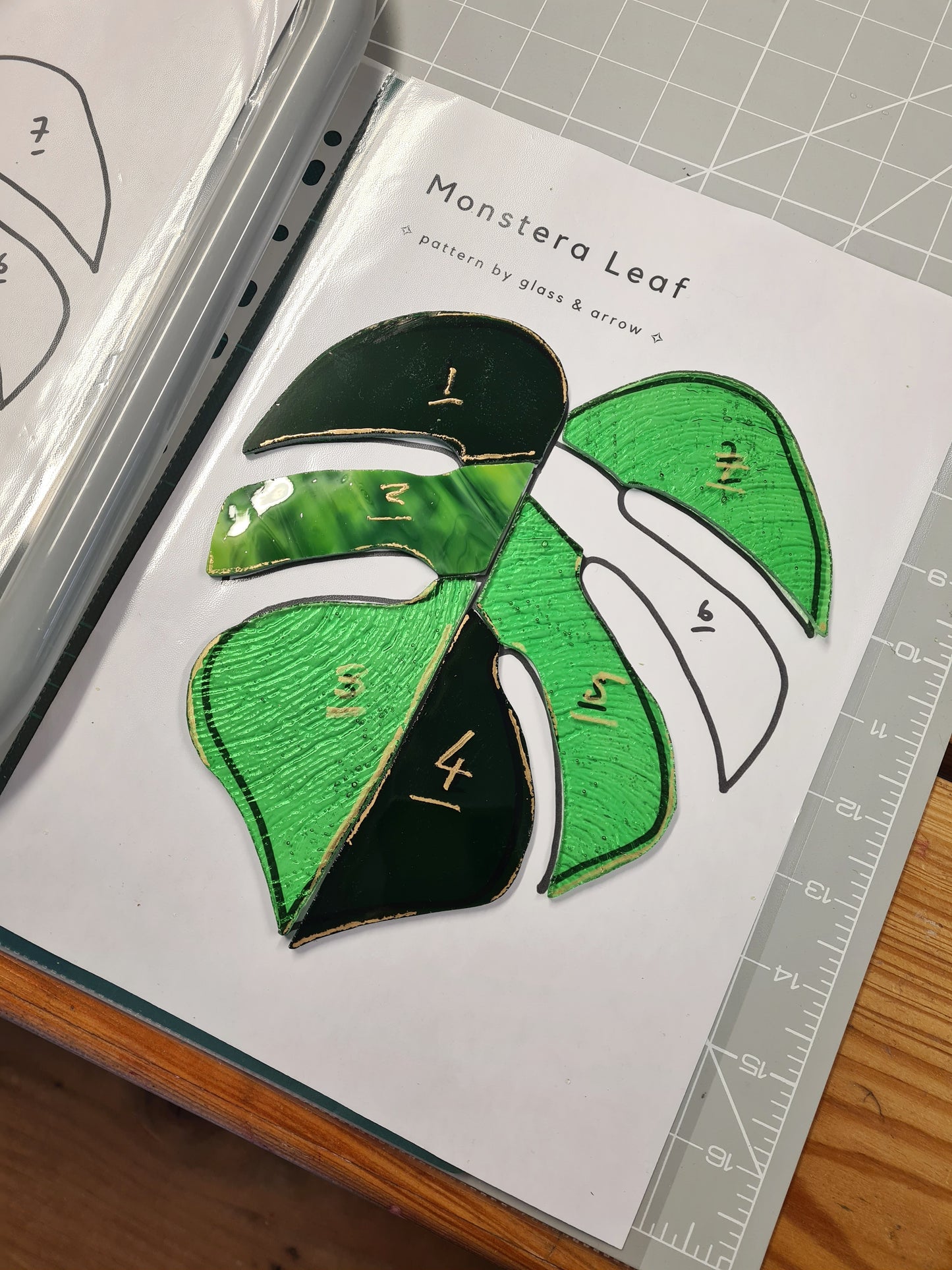 Introduction to Stained Glass - Monstera Leaf Workshop