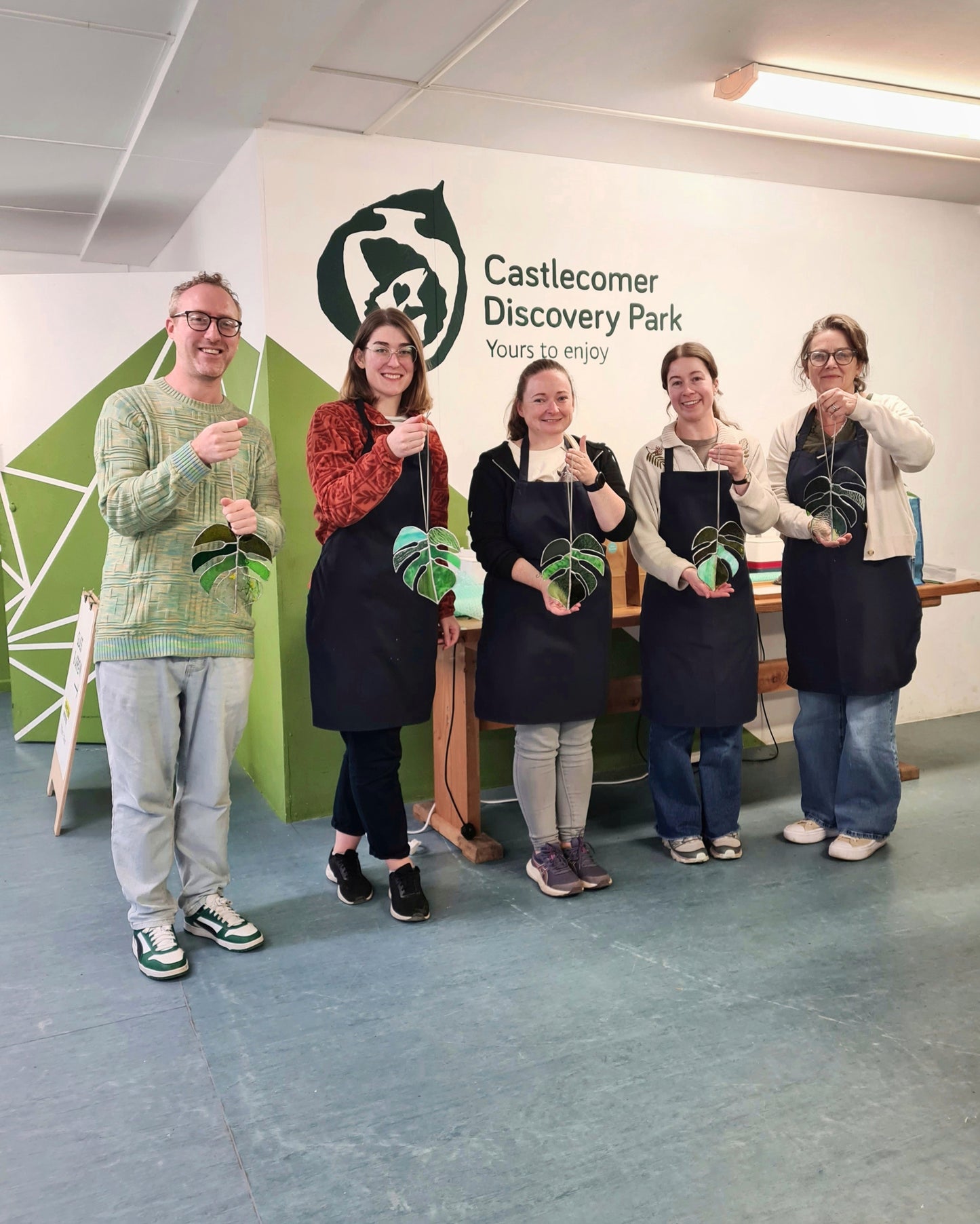 Introduction to Stained Glass - Monstera Leaf Workshop