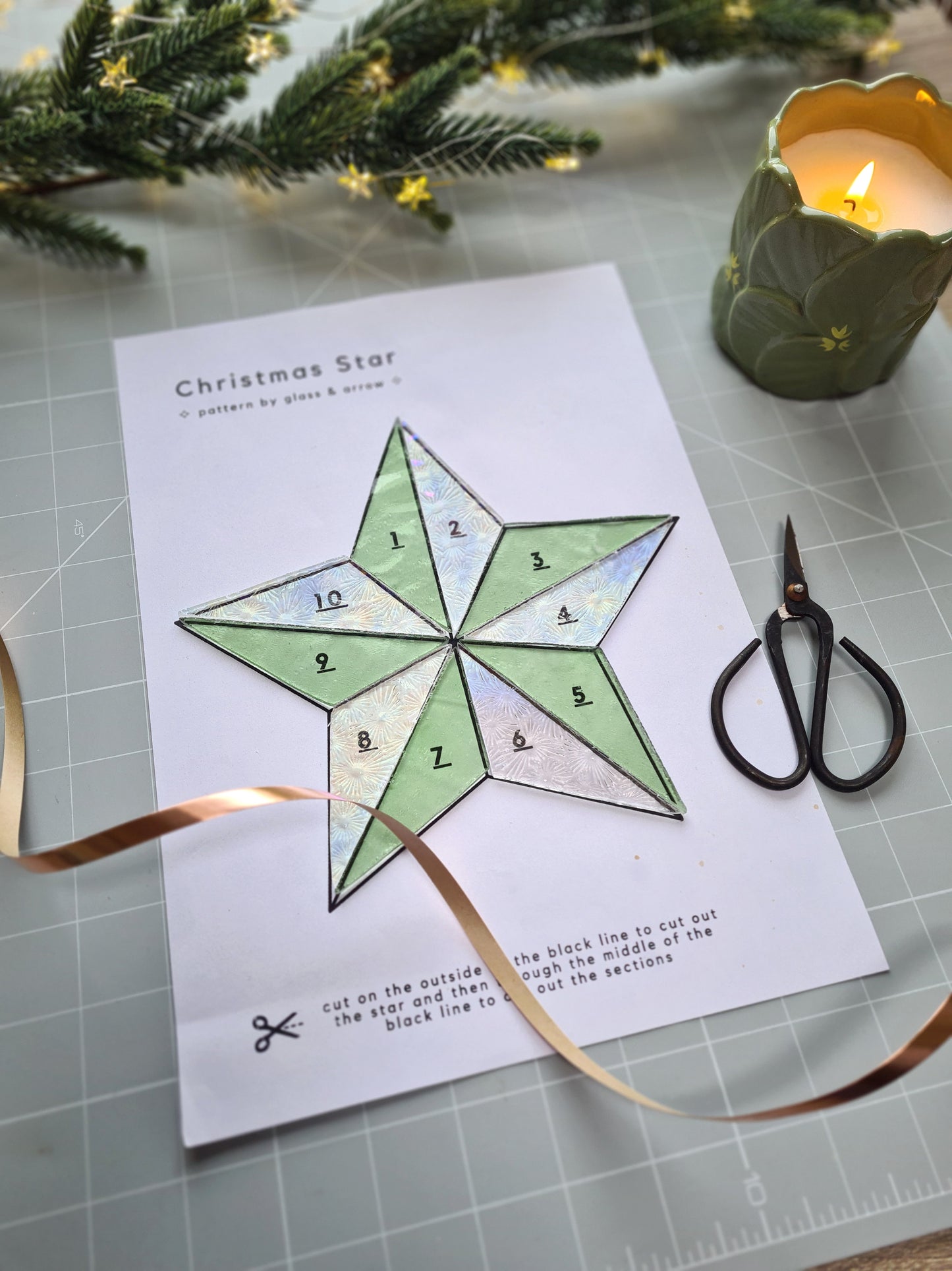 Introduction to Stained Glass - Christmas Star Workshop