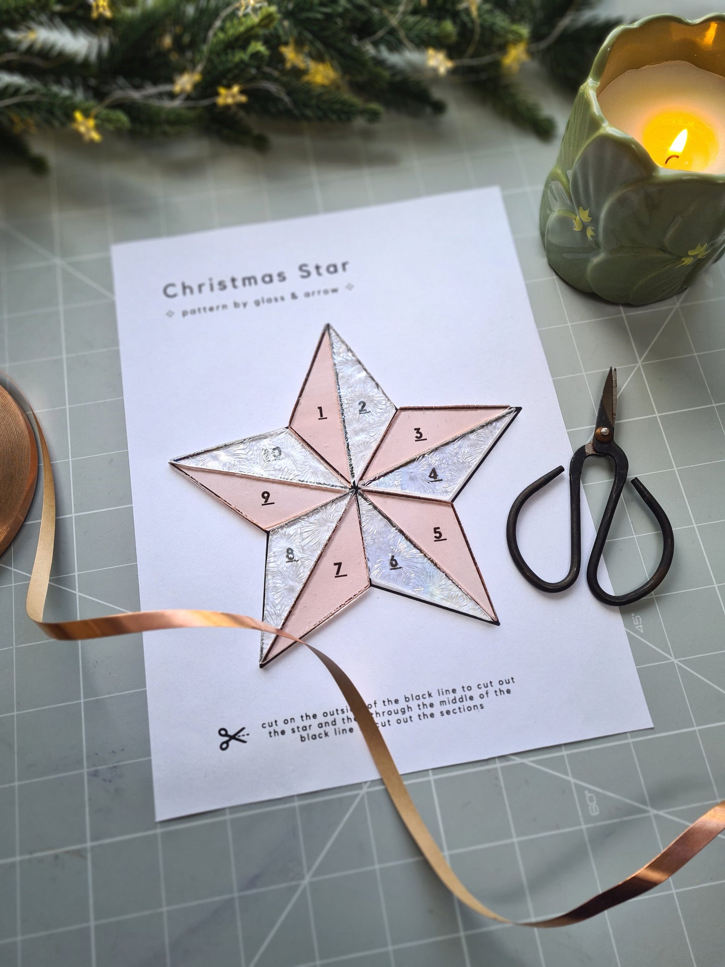 Introduction to Stained Glass - Christmas Star Workshop