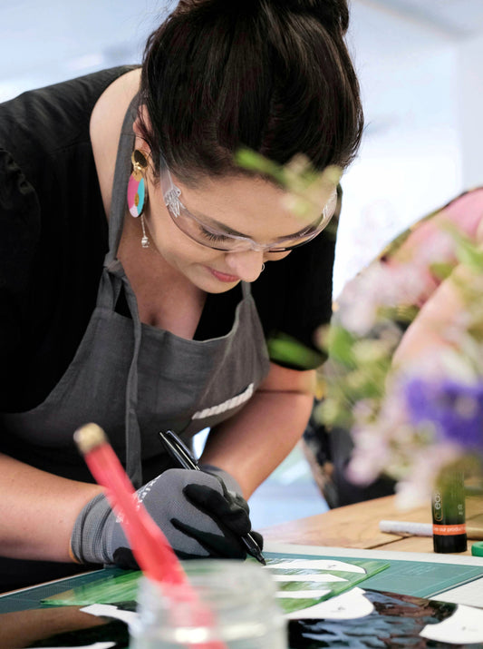 Stained Glass Experience: Monstera Workshop